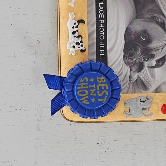 Hallmark Best in Show Puppy Dog Christmas Ornament Photo Holder Square Frame - Picture 2 of 7